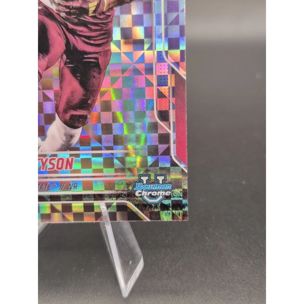 2025 Bowman Chrome Jordyn Tyson #31 1st Bowman X-Fractor Saints 8th Overall 2026
